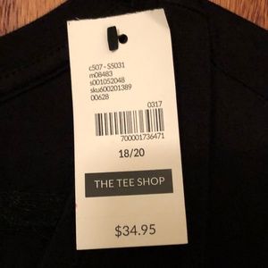 Lane Bryant Tops - Lane Bryant Black Tee | Size 18/20 Lane Bryant Tops - Lane Bryant Black Tee | Size 18/20